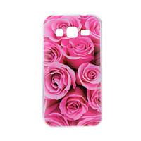 For Samsung Galaxy J7 J5 J3 J1 J710 J510 J310 J120 ON5(2016) ON7(2016) G530 Case Cover Rose Petal Painted Pattern TPU Material Phone Case