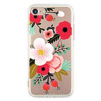 For Apple iPhone 7 7Plus 6S 6Plus Case Cover Flowers Pattern HD TPU Phone Shell Material Phone Case