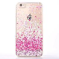 For Apple iPhone 7 7Plus 6S 6Plus Case Cover Color Small love Pattern TPU Soft Edge of The Sand Flashing Mobile Phone Shell