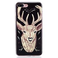 For Glow in the Dark IMD Case Back Cover Case deer Soft TPU for Apple iPhone 7 Plus 7 6s Plus 6 Plus 6s 6 SE 5 S5 5C