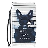 For Samsung Galaxy S7 Edge Case Dog PU Leather Wallet S5 S6 S7