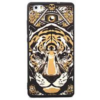 For Huawei P8 P9 P8Lite P9Lite Y5 II Honor5A Honor8 Mate7 Tiger Head Pattern TPU Material Painted Relief Phone Case