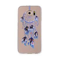 For Samsung Galaxy NOTE 5 NOTE 4 NOTE 3 Case Cover Blue Dreamcatcher Painted Pattern TPU Material Phone Case