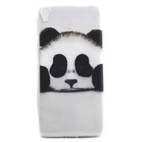 For Xperia E5 XA XZ Case Cover Panda Pattern High Permeability Painting TPU Material Phone Case