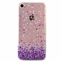 For iPhone 7 Case / iPhone 6 Case / iPhone 5 Case Ultra-thin / Pattern Case Back Cover Case Heart Soft TPU AppleiPhone 7 Plus / iPhone 7