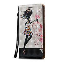 For Samsung Galaxy Note5 Note4 Case Cover 3D Sexy beauty Hard PU Leather for Note3