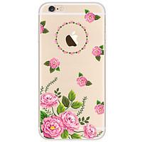 For Apple iPhone7 7 Plus 6S 6 Plus SE 5S Case Cover Flower Pattern High Penetration Painted TPU Material Phone Case