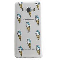 For Samsung Galaxy J5 J3 (2016) Case Cover Ice Cream Pattern High Permeability Painting TPU Material Phone Case