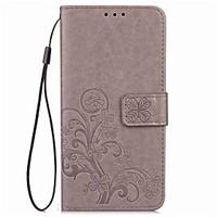 For Nokia Lumia 530 930 N640 Card Holder / Wallet / with Stand / Flip / Magnetic / Embossed / Pattern Case Full Body Case Solid Color Hard PU Leather