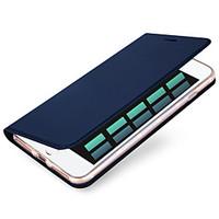 For Apple iPhone 7 Plus 7 6 Plus 6S Card Holder Case Full Body Case Solid Color Hard PU Leather