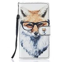 For Samsung Galaxy S7 Edge Case Fox PU Leather Wallet S5 S6 S7