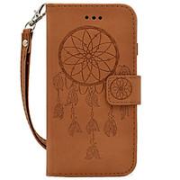 For Samsung Galaxy S7 S7 Edge Hand Rope Style Dream Catcher Embossing PU Card Holder Wallet Phone Cover S6 Edge S6 S5 S4 S3 S5MINI S4MINI S3MINI