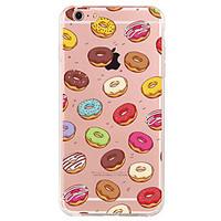 For Apple iPhone7 7 Plus 6S 6 Plus SE 5S Case Cover Donuts Pattern High Penetration Painted TPU Material Phone Case