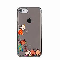 For Transparent Pattern Case Back Cover Case Cartoon Puppet Soft TPU for IPhone 7 7Plus iPhone 6s 6 Plus iPhone 6s 6 iPhone 5s 5 5E 5C