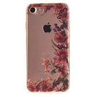 For iPhone 7 6S 6 TPU Material IMD Process Vintage Flower Vine Pattern Phone Case