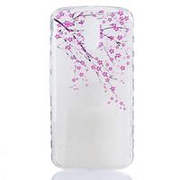 For Motorola Moto G4 Plus Case Cover Peach Blossom Flower Pattern Back Cover Soft TPU G4