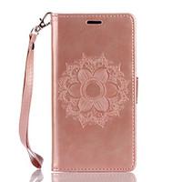 For Wiko Lenny3 Lenny2 PU Leather Material Datura Flowers Pattern Butterfly Phone Case