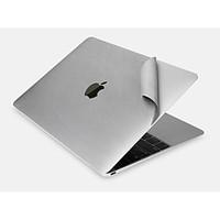 For MacBook Air 11 13/Pro13 15/Pro with Retina13 15/MacBook12 Sterling Silver Color Decorative Skin Sticker