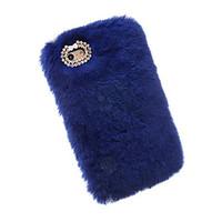 For Apple iPhone 7 Plus 7 6S 6 Plus 100% Genuine Rabbit Fur Hair Case Glitter Diamond Cover
