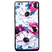 For Huawei P8 P9 P8Lite P9Lite Y5 II Honor5A Honor8 Mate7 Four Flowers Pattern TPU Material Painted Relief Phone Case