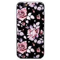 For Apple iPhone 7 7Plus 6S 6Plus Case Cover Chinese Rose Pattern TPU Material Painted Relief Phone Case