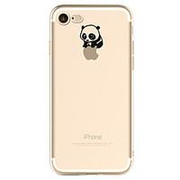 For Apple iPhone7 7 Plus 6S 6 Plus SE 5S Case Cover Panda Pattern High Penetration Painted TPU Material Phone Case
