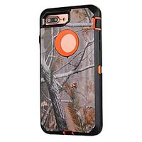 For iPhone 7 plus 7 Case Forest Camouflage Three in One PC with Silicone Shockproof Case For iPhone 6s Plus 6s 6 SE 5s 5 5c 4s 4