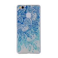 For Huawei Y635 4C 4X 5C 5X P8 P9 P8Lite P9Lite Honor8 Honor7 Honor6 Case Cover Blue and White Painted Pattern TPU Material Phone Case