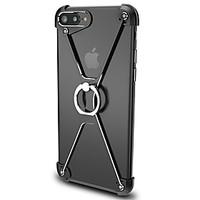 For Ring Holder Case Bumper Case Solid Color Hard Aluminium for Apple iPhone 7 Plus / iPhone 7