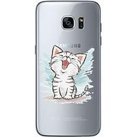 For Samsung Galaxy S6 Edge Plus S6 S7 Edge S7 Happy little kitty Soft Material For Compatibility TPU