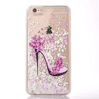 For Apple iPhone 7 7Plus 6S 6Plus Case Cover High Heels Pattern TPU Soft Edge of The Sand Flashing Mobile Phone Shell