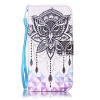 For iPhone 7Plus 7 6s Plus 6Plus 6S 6 SE 5s 5 PU Leather Material Owl Campanula Embossed Protective Cover