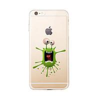 for transparent pattern case back cover case cartoon monsters soft tpu ...