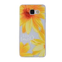 For Samsung Galaxy A8(2016) A8 A7 A5 A3 A510 A310 Case Cover Small Sunflower Painted Pattern TPU Material Phone Case