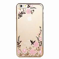 for dustproof pattern case back cover case flower soft tpu apple iphon ...