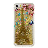 For iPhone 7 7plus 6S 6plus SE 5S 5 4S Case Cover Tower Pattern Quicksand Small Fresh Sand TPU Material