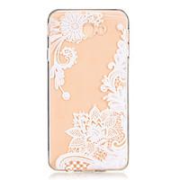 For Samsung Galaxy J7 Prime J5 Prime J710 J510 J5 J310 J3 TPU Material White Rose Pattern Wave Pattern Non-Slip Painting Phone Case