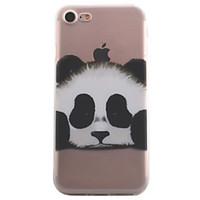 For iPhone 7 7 Plus 6S 6 Plus SE 5S Case Cover Panda Pattern High Permeability Painting TPU Material Phone Case