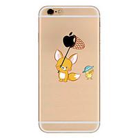 For Apple iPhone 7 7Plus 6S 6Plus Case Cover Little Fox Pattern HD TPU Phone Shell Material Phone Case