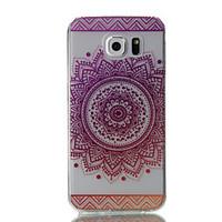 For Samsung Galaxy S7 Edge S7 S6 Edge S6 S5 Pink Flowers Pattern High Permeability TPU Material Phone Case