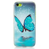 For Glow in the Dark IMD Case Back Cover Case Butterfly Soft TPU for Apple iPhone 7 Plus 7 6s Plus 6 Plus 6s 6 SE 5 S5 5C