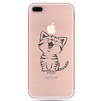 For Apple iPhone 7 7Plus 6S 6Plus Case Cover Cartoon Cat Pattern Painted TPU Material Soft Package Phone Case