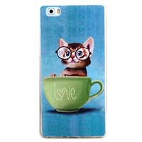 For HUAWEI P9 P8Lite Y5C Y6 Y625 Y635 5X 4X G8 Case Cover Cat Pattern TPU Material Phone Shell