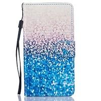 For Samsung Galaxy J5 J5(2016) Case Blue Sand PU Leather Wallet