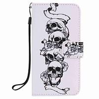 For Samsung Galaxy J7 J5 (2016) J3 (2016) J1 (2016) Case Cover Skull Painting PU Phone Case J5 J3 G360 G530