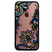 For Apple iPhone 7 7Plus 6S 6Plus 5 SE 5SCase Cover Retro Flower Pattern Openwork Relief Printing Thin PC Material Phone Case