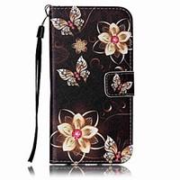 For Samsung Galaxy S7 edge S7 Card Holder Wallet with Stand Case Full Body Case Butterfly Hard PU Leather S6 edge S6 S5