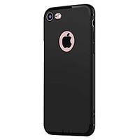 For Apple iPhone 7 7Plus 6S 6S Plus Case Cover Double Hole Dust Plug TPU Solid Color Ultra-Thin Soft Phone Case