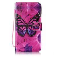 For Samsung Galaxy J7 J5 J3 J1 (2016) J1Mini I9060 ON5 Case Cover Butterfly Pattern Painting Card Stent PU Leather