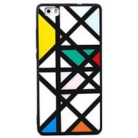 For Huawei P8 P9 P8Lite P9Lite Y5 II Honor5A Honor8 Mate7 Lingge Pattern TPU Material Painted Relief Phone Case